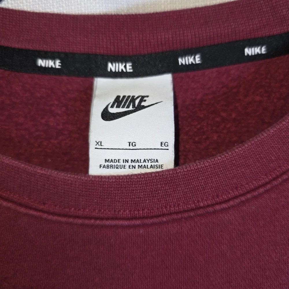 Florida State Nike Sweatshirt Mens XL Red Center Swoosh Embroidered Pullover